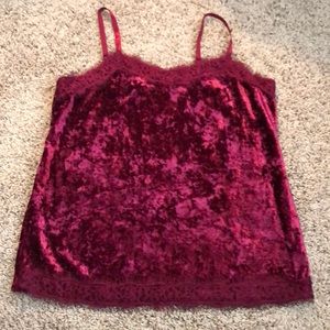 Crushed Velvet Tank!